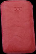 B2C Leather Case HTC Wildfire S Washed Pink