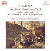 Silke-Thora Matthies & Christian Kohn - Brahms: Four Hand Piano Music 3 (CD)