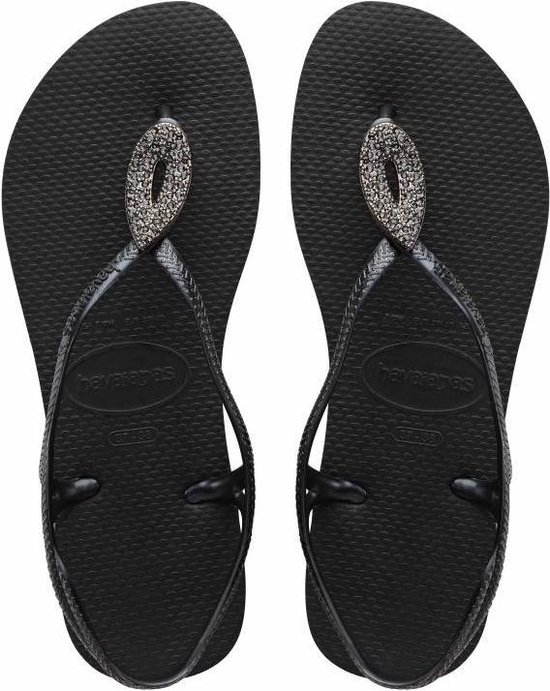 Raffinaderij Alternatief voorstel Afwezigheid Havaianas slippers Luna Special - maat 35/36 - Dames - zwart | bol.com
