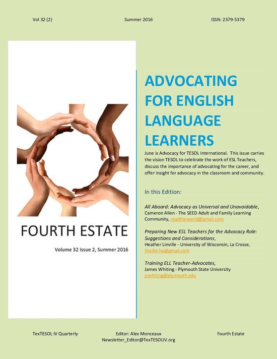 The Fourth Estate: Summer 2016, Volume 32, Issue 2 - cover