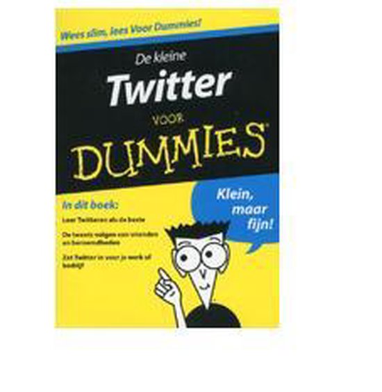 Cover van het boek 'De kleine Twitter voor Dummies' van Raymond Janssen
