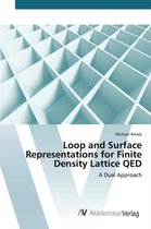 Loop and Surface Representations for Finite Density Lattice QED