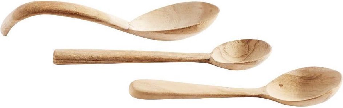 Muubs Teakwood natural - 3 stuks - Teakhout