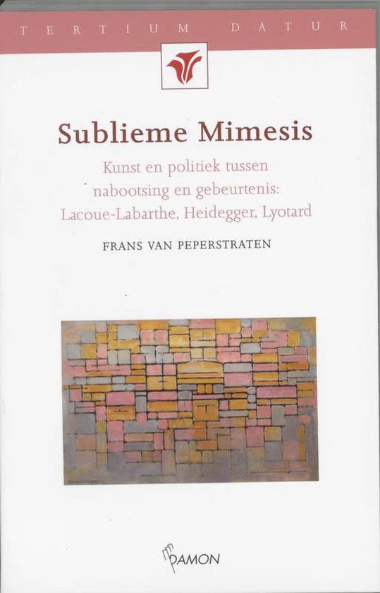 Cover van het boek 'Sublieme mimesis / druk 1'