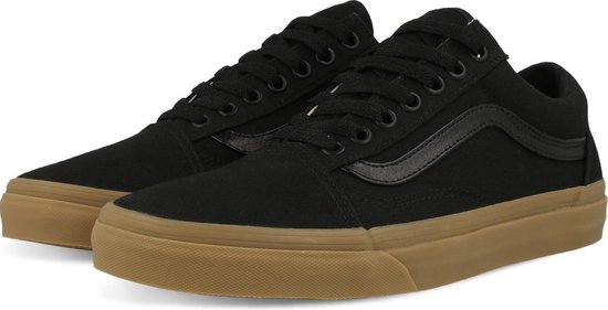 Vans zwarte online zool