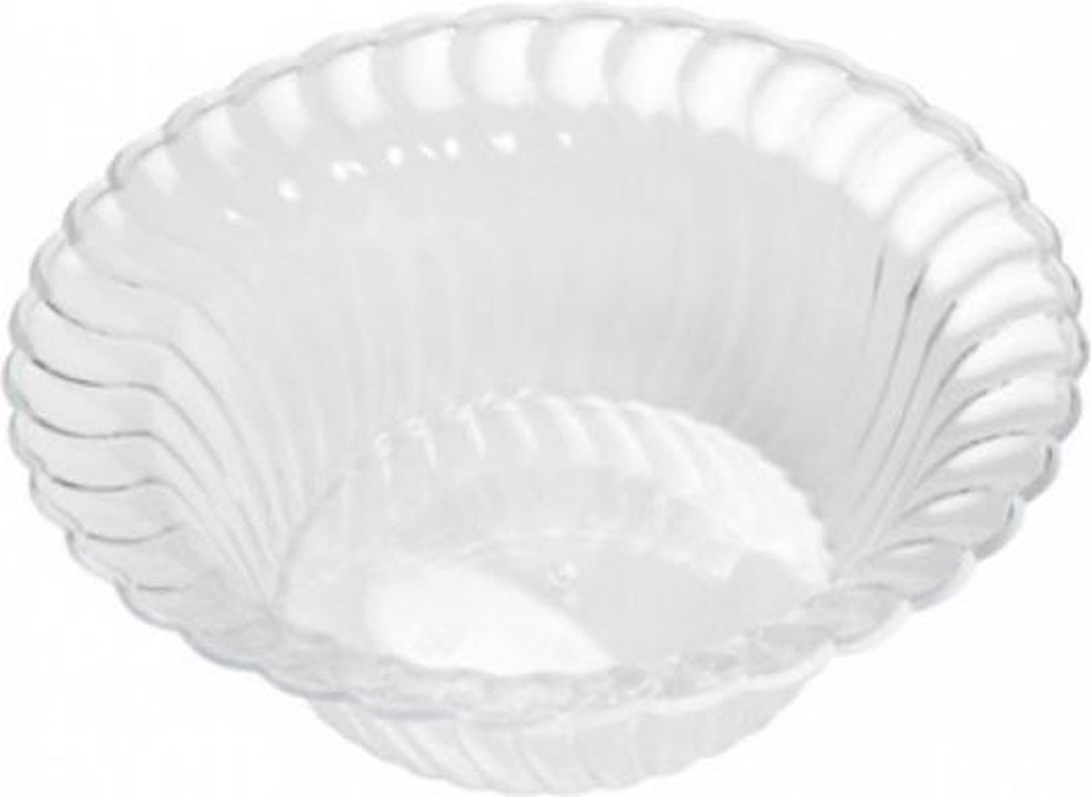 VOORDEELPAK: 5 Pakjes van Doorzichtige plastic kommen, 5 oz - verpakking van 18 borden