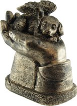 Hond overleden Urn brons (21 cm)