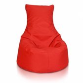 Bomba - Zitzak - Stoel - 70x80 cm - Nylon - Rood