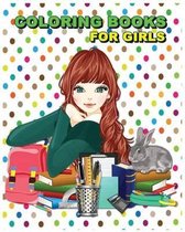 Coloring Books For Girls: Stress Relief Coloring Book