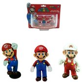 Super Mario Gift Pack Mario 6cm (3 Figures)