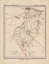 Historische kaart, plattegrond van gemeente Escharen in Noord Brabant uit 1867 door Kuyper van Kaartcadeau.com