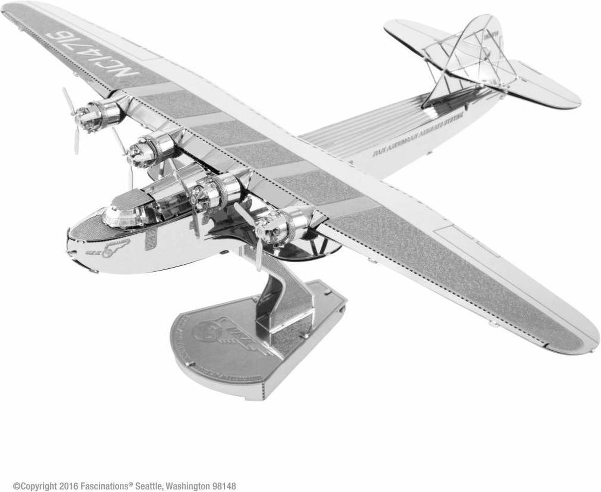 Metal 3D Vliegtuig Pan Am Clipper - Metaal | bol.com