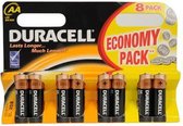 Piles Duracell AA 8 pack