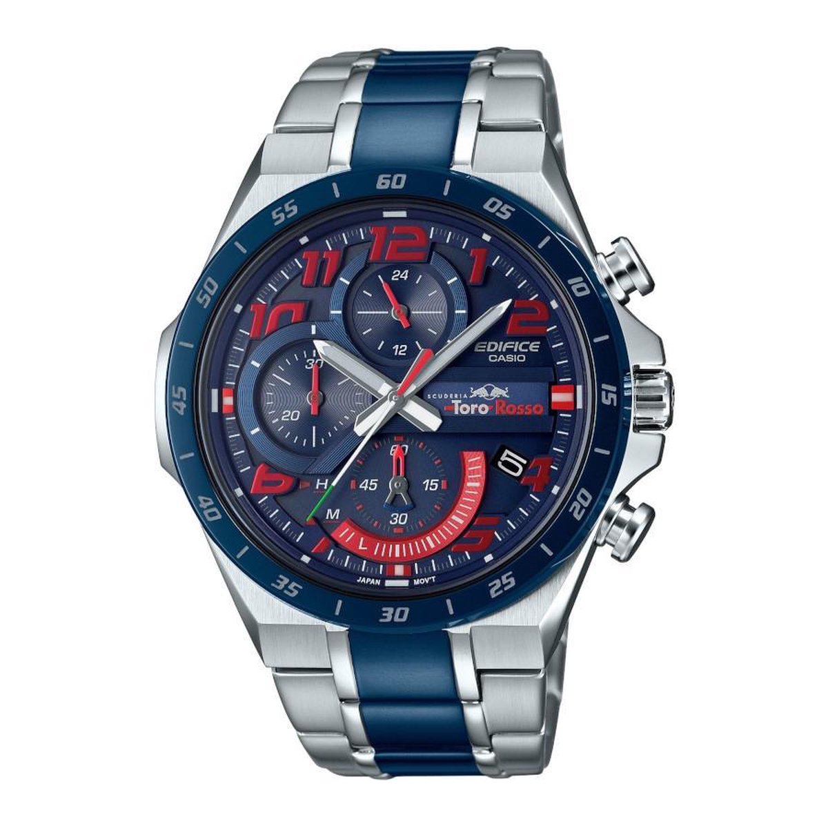 Edifice Toro Rosso Special Edition horloge - Zilverkleurig | bol.com