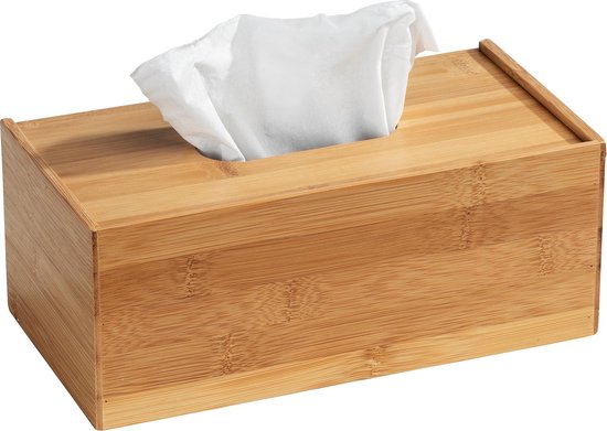 Wenko Tissuehouder 25 X 13 Cm Bamboe Bruin