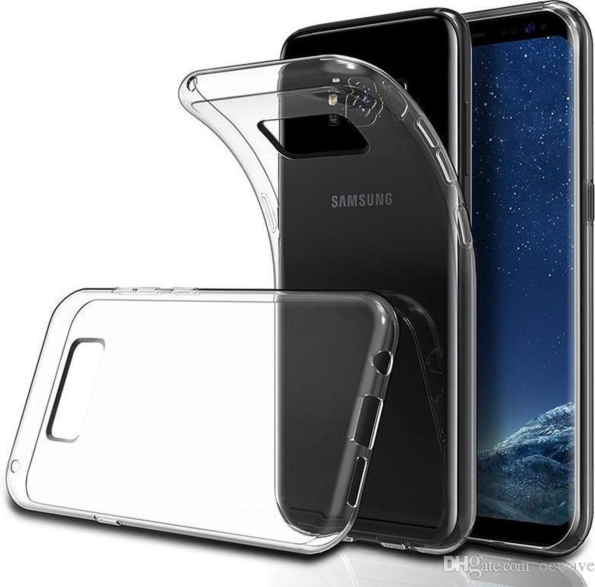 iPhone 7/8 Transparant Siliconen Hoesje – Transparent Back Cover - Clear
