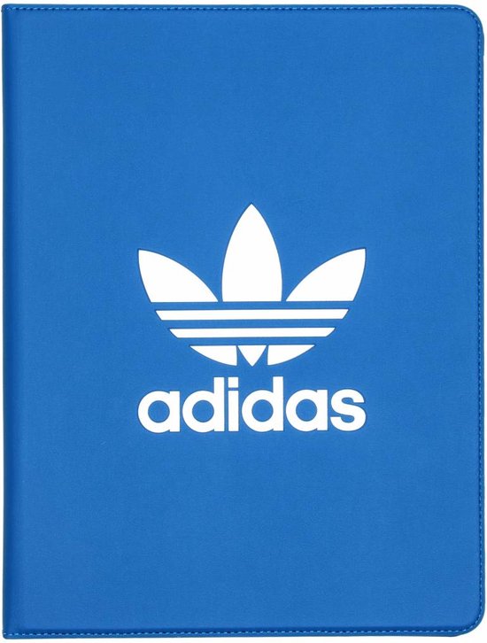 iPad 9.7 2018 (6e gen)/2017 Bookcase hoesje - adidas Originals -  Blauw - Kunstleer