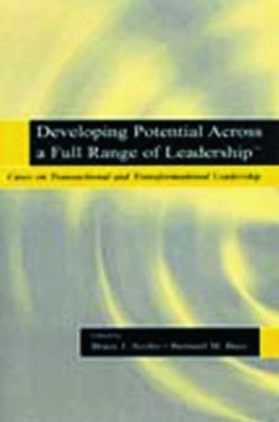 Developing Potential Across a Full Range of Leadership Tm - cover