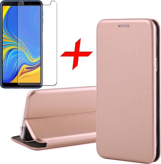 Samsung Galaxy A7 (2018) Case TPU Wallet Book Case avec porte-cartes Rose  Gold +... | bol