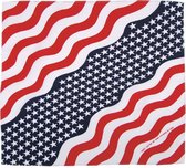 Bandana, stars & stripes, afmetingen 55 x 55 cm, katoen
