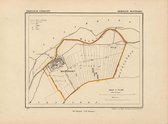 Historische kaart, plattegrond van gemeente Montfoort in Utrecht uit 1867 door Kuyper van Kaartcadeau.com