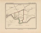 Historische kaart, plattegrond van gemeente Schellinkhout in Noord Holland uit 1867 door Kuyper van Kaartcadeau.com