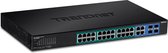 Trendnet TPE-5028WS netwerk-switch Managed Gigabit Ethernet (10/100/1000) Zwart 1U Power over Ethernet (PoE)