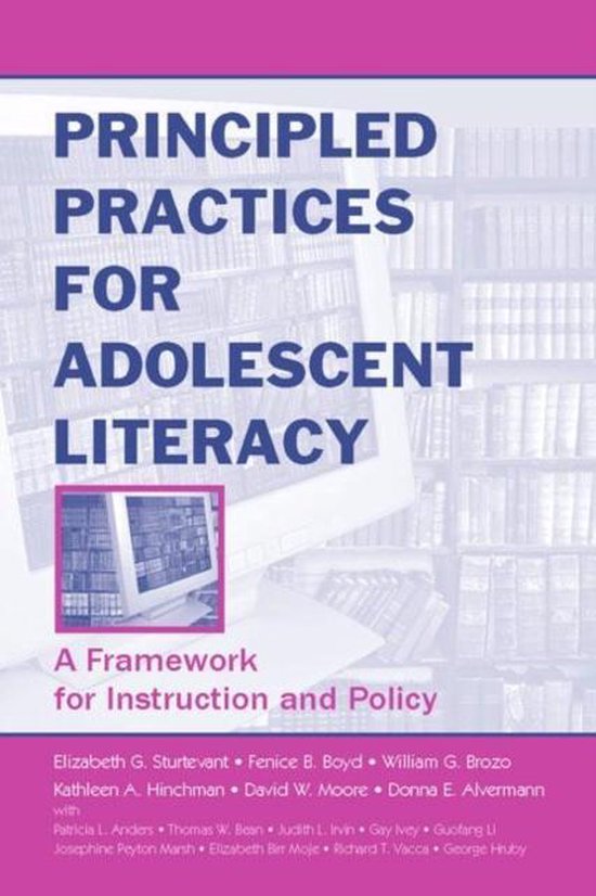 Principled Practices for Adolescent Literacy - cover