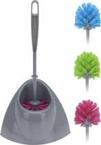 Toiletborstel met houder 37x20 cm in verschillende kleuren - Hot Item!