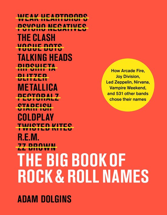 The Big Book of Rock & Roll Names - cover