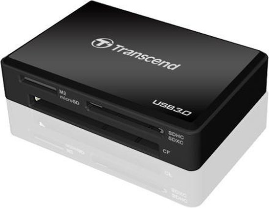 Multi Card Reader USB 3.0 Black - Transcend