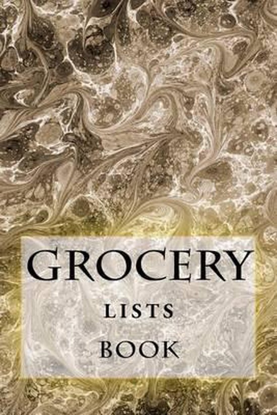Turn Your Life Into a Book- Grocery Lists Book - cover