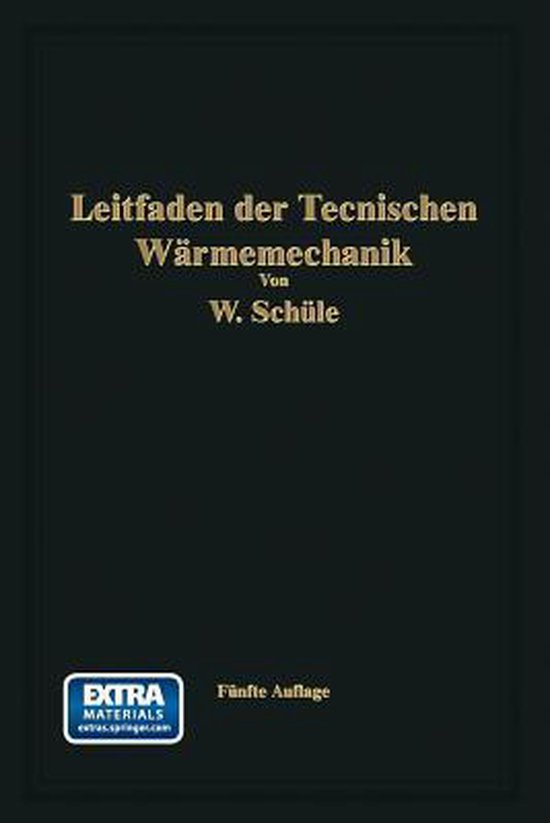 Leitfaden Der Technischen Warmemechanik