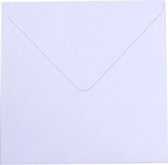 Florence envelopes x5 white - 16x16cm