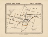 Historische kaart, plattegrond van gemeente Schermerhorn in Noord Holland uit 1867 door Kuyper van Kaartcadeau.com