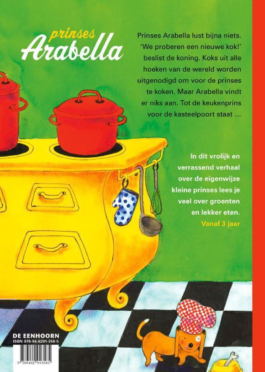 Prinses Arabella 0 - Prinses Arabella en de keukenprins - back cover