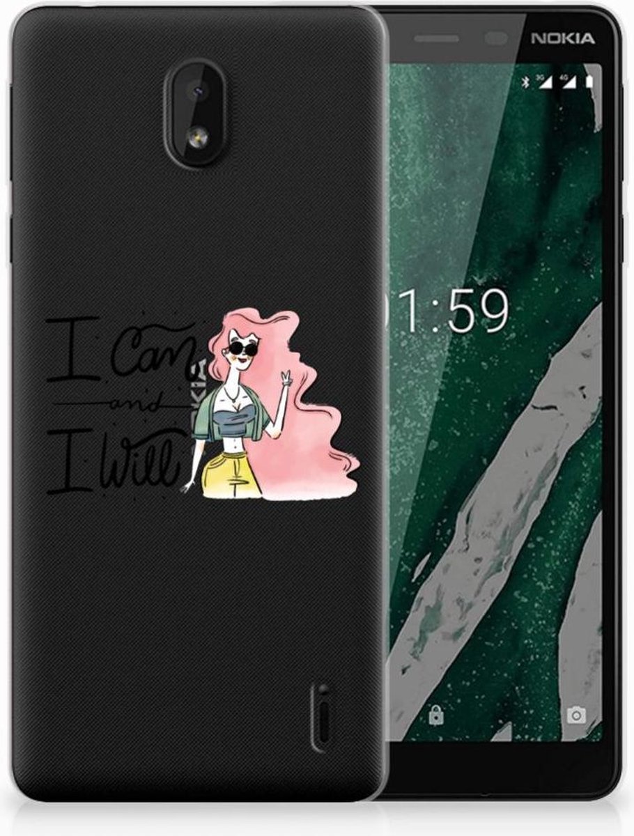 Nokia 1 Plus Telefoonhoesje met Naam i Can