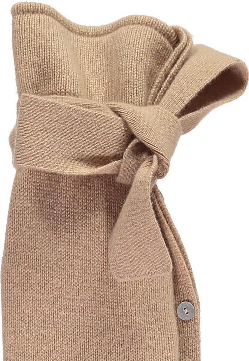 Bouillotte YuYu avec housse en laine 10% cachemire beige (81cm) | bol