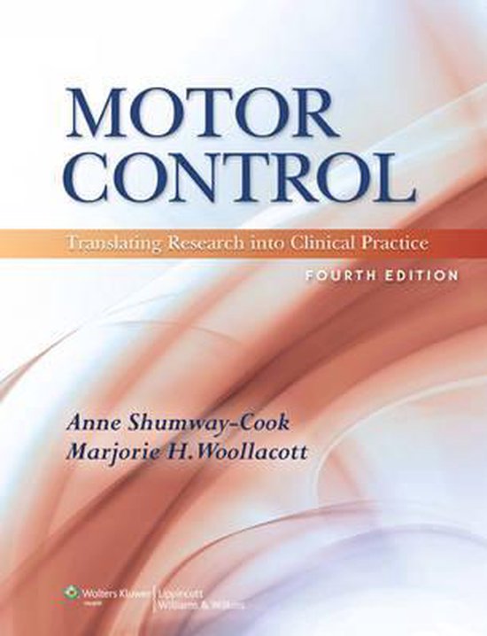 Motor Control 9781451130683 Anne ShumwayCook Boeken