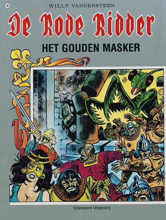 Cover van het boek 'Het gouden masker' van Willy Vandersteen