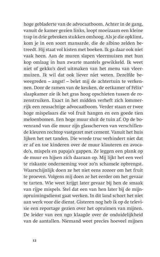Tekst over een advocaatboom en de menselijke muizen.