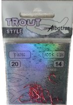 Albatros Trout Style - Forellenhaak - Haakmaat 14 - 20 stuks