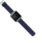 Lederen polsbandje voor de FitBit Blaze - Blauw