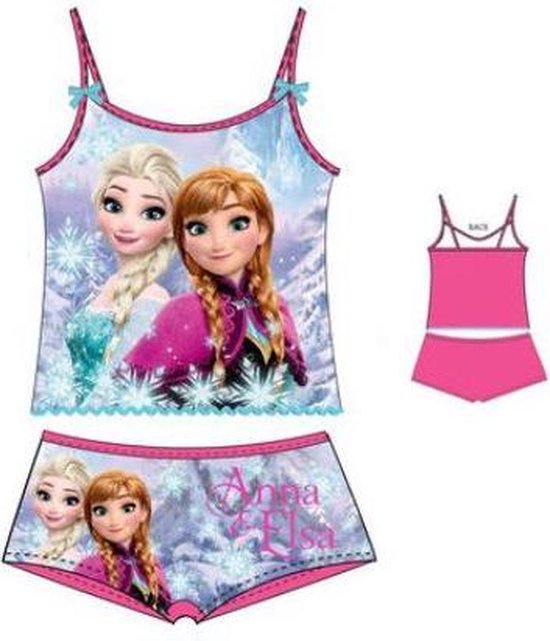 Frozen Ondergoed Set Hemd+Onderbroek Roze 2/3 Jaar | bol.com