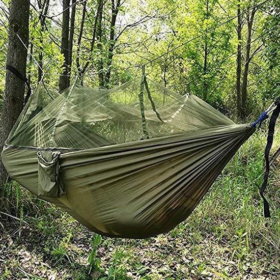 Sherlock Holmes rand golf Jungle Hangmat met muggennet 2 personen 300kg, draagbaar outdoor wandelen  camping natuur | bol.com