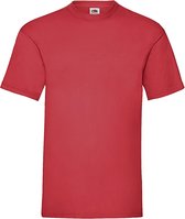 Fruit of the Loom - 5 stuks Valueweight T-shirts Ronde Hals - Rood - XXL