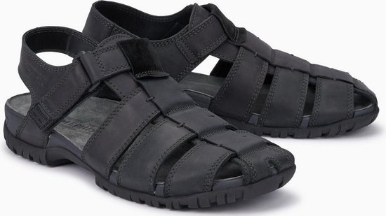Mephisto BASILE Heren Sandaal - Zwart - Maat 47 | bol.com
