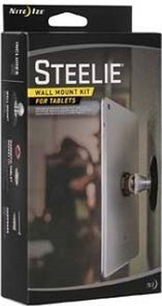 Nite Ize Steelie Wall Mount Kit STWK-11-R8 Tablet houder