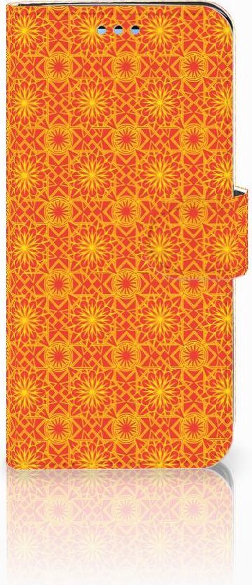 Samsung Galaxy S9 Telefoon Hoesje Batik Oranje