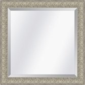 Klassieke spiegel Imperial Zilver medium 62mm          Buitenmaat 73x103cm